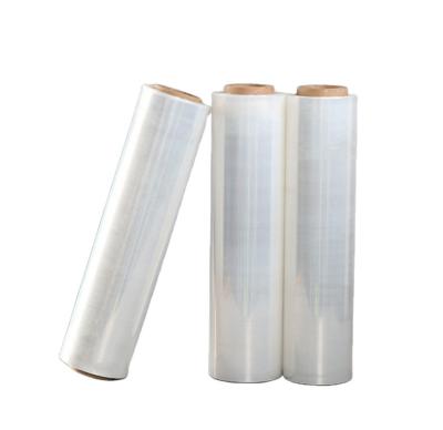 China Industrial Clear PE Stretch Film Packaging 30Kg Protective 295cm Width For Mattress for sale