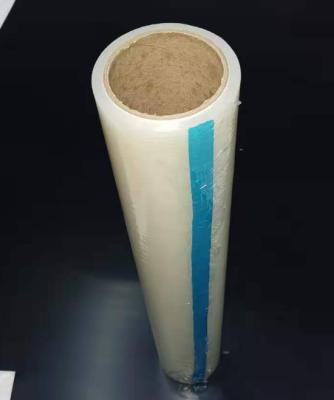 China Película protectora transparente de encargo de la anchura 30kg de la película de estiramiento del PE el 100cm para los muebles en venta