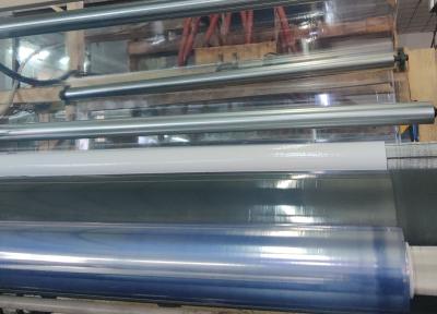 China 28kg Clear PVC Printing Film Sheet Roll Stretch 0.075mm 28PHR for sale