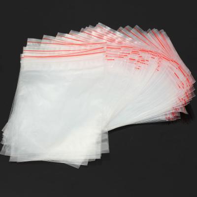 China Food Packaging Poly PE Ziplock Bag Clear Promotion Customized Size for sale