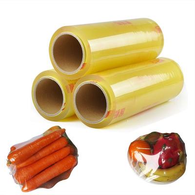 China Disposable Sun Wrap PVC Cling Film Sticky Transparent Surface Protection Film Roll for sale