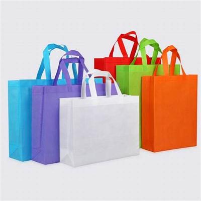 China Customized Logo Non Woven Bag Reusable Shopping Recycled Plastic Tote Bags for sale