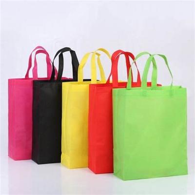 中国 ODM PPはEcoの友好的な食料品の買い物袋を折る非編まれた袋を薄板にした 販売のため