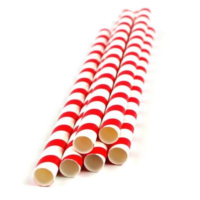 China Bubble Tea Biodegradable Drinking Straw Boba Disposable 12mm Paper Straws for sale
