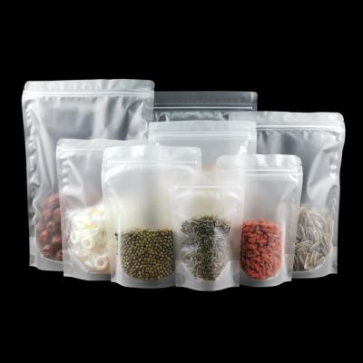 China Clear PE Zip Lock Stand Up Pouch Bags SGS Approved For Food Packaging for sale