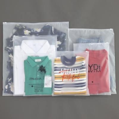 China Printed Plastic Poly Packaging Bag Ziplock Customized For T Shirt for sale