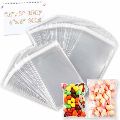China OPP Clear Resealable Cellophane Bags Packaging For Candy Cookie for sale