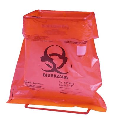 China High Strength Autoclavable Biohazard Bag Gravure Printing Polyethylene Garbage Bag for sale