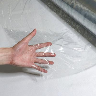 China Non Sticky PVC Transparent Sheet Clear Vinyl For Book Cover Stationery for sale