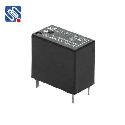 China Meishuo MPD-S-124-A 0.2W 10A one group normally open PCB sealed sensitive type electromagnetic relay en venta