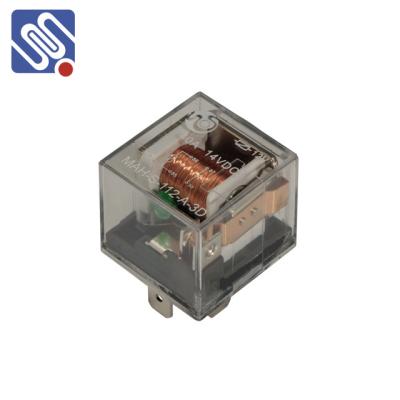 China Meishuo MAH-S-112-A-3D 12v 40a 4 Pin Small Electromagnetic Relay mini relay Automotive Car Spare Parts for sale