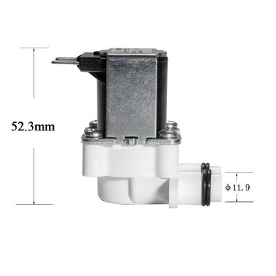 China Meishuo FPD180P5 Universal Inlet Electric 24V DC RO Water Purifier Water Valve Normally Closed Type Solenoid Valve à venda