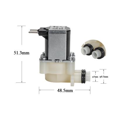 China Meishuo FPD180D7 Normally Closed DC12V 24V 36V 7mm inlet solenoid valves one way plastics water Valve à venda