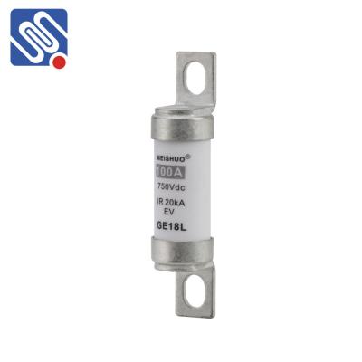 China Meishuo GE18L British Standard 20-100A 750vdc solar fuse with fuse holder box EV Auto Electrical Fuse for Marine Electro for sale