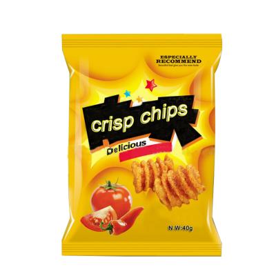 China Customized Sizepotato Chips Plastic Packaging Bags Back Sealed for sale