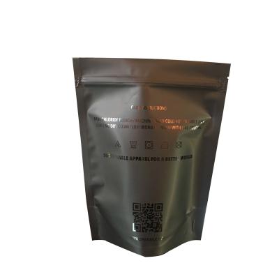 China Custom Design Printed Zip Lock Mens Plastic Underwear Packaging Bag for sale