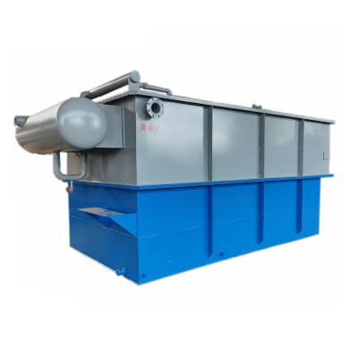 China Máquina de flotação de ar dissolvido em aço carbono 30m3 totalmente automática Equipamento de tratamento de esgoto integrado à venda