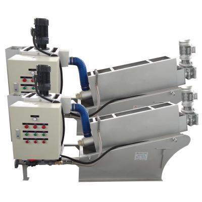 China SS304 Screw Press Slduge Dewatering Machine Sludge Treatment Machine 1-500m3/H for sale