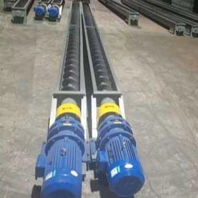 China Sewage Stainless Steel Auger Conveyor , 500mm Industrial Screw Conveyors for sale