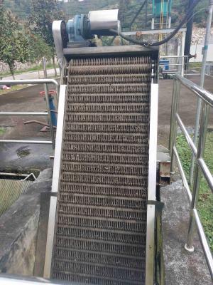 China 3.0KW Mechanical Stainless Steel Bar Screen Wastewater Sewage Bar Screen for sale