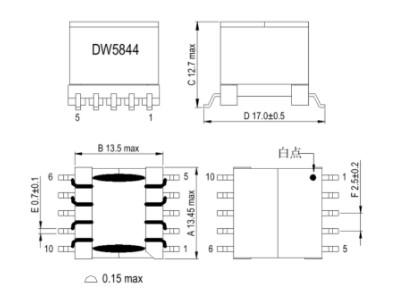中国 ISO9001 SDM 10Pの平面の電源変圧器 販売のため