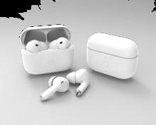 China Prenda impermeable blanca del Feedforward IPX5 del FF de los auriculares de botón de la ANC de BT8892E TWS en venta