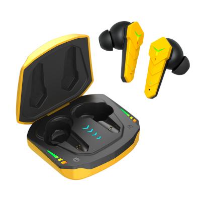 China Fones de ouvido sem fio do jogo amarelo de IPX5 V5.1 2.4GHz para o cancelamento do ruído do PC à venda