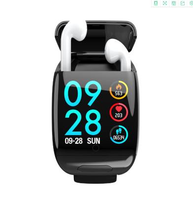 China 2 In 1 0.5inches TFT Fitness Tracker Smartwatch 150mAh With TWS Earbuds for sale