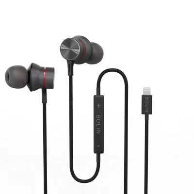 China Private Mold ANC Wired Earphones MFI Lightning Earphones With Patent for sale