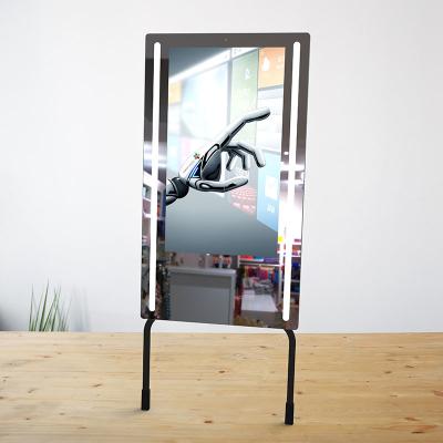 China 43 Inch 10 Points Interactive Home Gym Mirror 700cd/M2 Brightness for sale