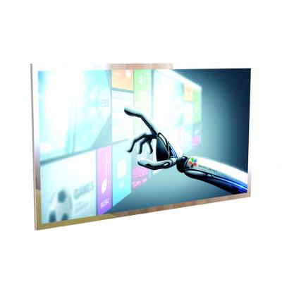 China Fast Response 500cd/M2 Smart Mirror TV Aluminum Frame Hidden Television Mirror for sale