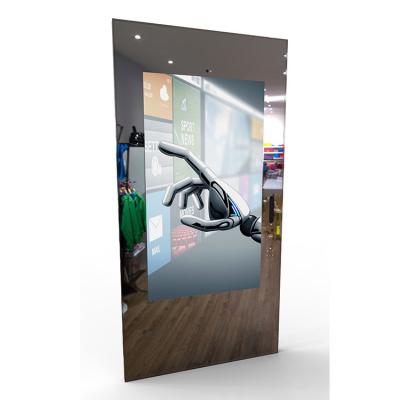 China Stainless Steel Frame 3D Camera Retail Smart Mirror 50-55mm Smart Mirrors In Retail for sale