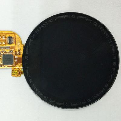 China 3 Inch Round Thin Cover Glass GFF Touch Panel 85% Transparency for sale