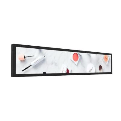 China VESA Hole Wall Hanging Stretched Bar Display 36.6'' Irregular Cut 100x400 Mm for sale