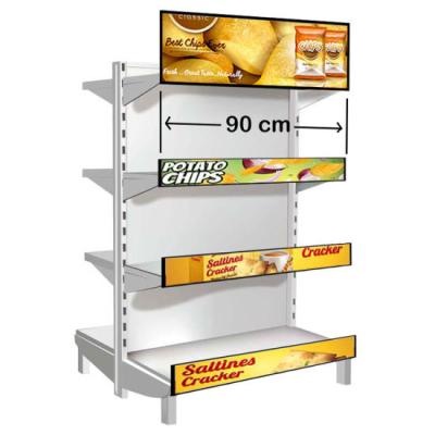 中国 Goods Shelf 86 Inch Stretched Bar Display For Retail Advertising 販売のため