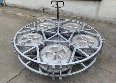 China Custom Aluminum Molds For Plastic Rotomold Wheel Floats With Full Spider Framework 6061T6 Mould for sale