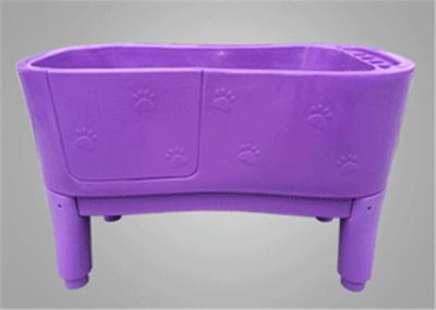 China El molde plástico de la bañera del animal doméstico durable graba en relieve diseño con 4 piernas movibles en venta