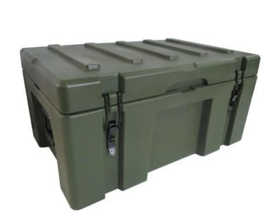 China Stoßfeste Werkzeugkoffer im Militärstil, PE-Hartplastik, oxidativ beständig, rotogeformte Koffer zu verkaufen