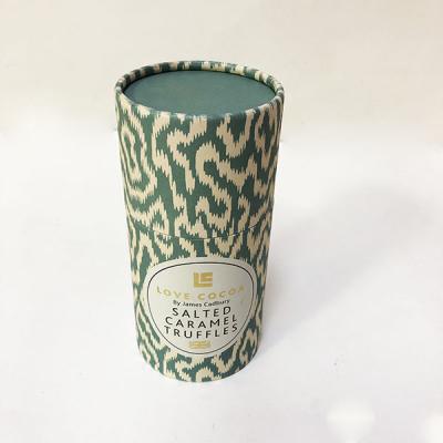 China Biodegradable CMYK Round Paper Tube Packaging For Food for sale