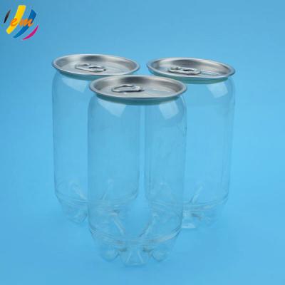 China Transparent 650ml 180mm Height Plastic Soda Can for sale