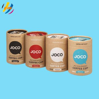 China Customized Biodegradable Kraft Paper Push Up Tube For Tea for sale