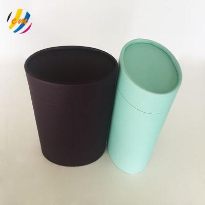 China Embossing Oval Deodorant Corrugated Cardboard Tube for sale