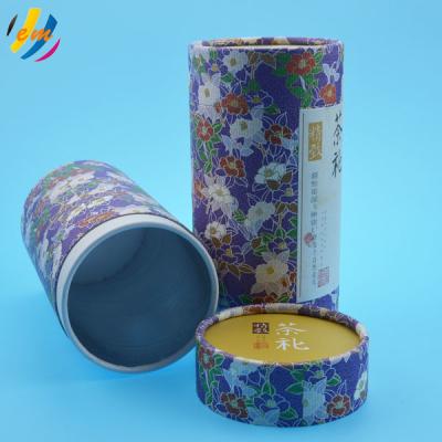 China CMYK que imprime servicio del ODM alrededor del tubo de papel que empaqueta para el té en venta