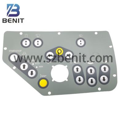 Chine hot product asphalt paver parts main console button panel film sticker old generation with stickers à vendre