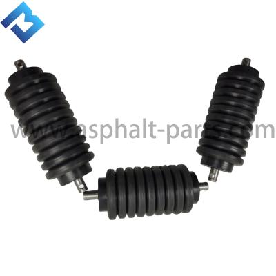 China W2100 138312 Milling Machine Parts Rubber Conveyor Rollers Black for sale