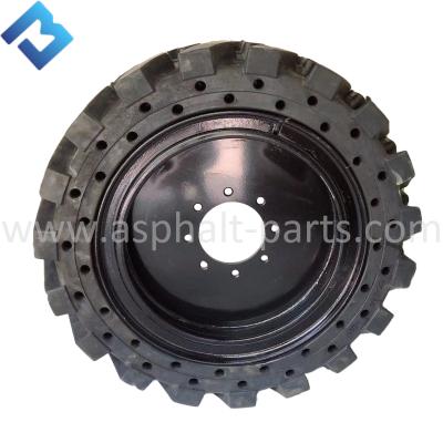 China S770 12-16.5 Asphalt Paver Spare Parts Solid Rubber Tyre Wheels For Bobcats Machine for sale