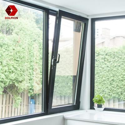 China Aluminum Frame Two Way Open Tilt And Turn Casement Windows Latest Design for sale