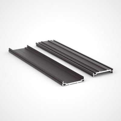 China Balustrade Anodized Aluminium Profile Cover Smooth Alkali Salt Resistant for sale