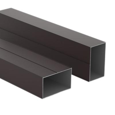 China Wood Finish 6063 Aluminum Door Profiles  Strength Hardness Wear Resistance for sale
