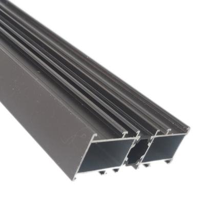 China Multifunctional Aluminum Window Frame Extrusion Profiles Grey for sale